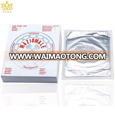 China Manufacturer High Quality Imitation Silver Foil Leaf Paper