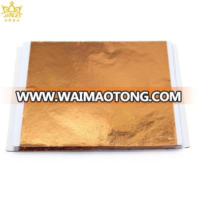 Glossy decorative gold leaf sheet/gold foil decoration