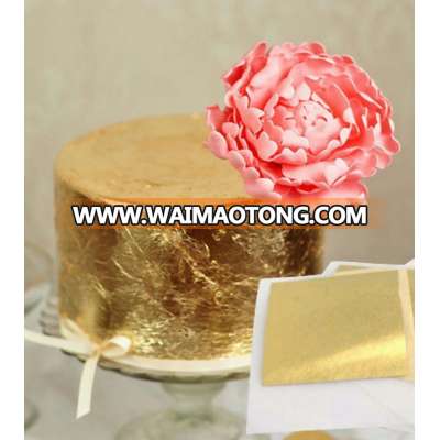 Genuine Soft 24K Gold Foil Leaf Edible Sheet4.33*4.33